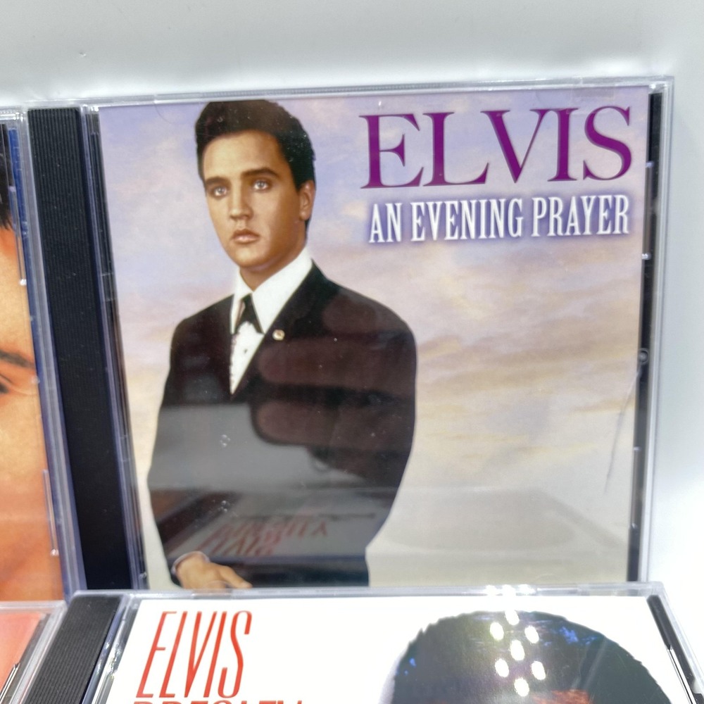 Elvis Presley 4 CD Lot An Evening Prayer Christmas Kids RCA Sony BMG Jim Reeves - Picture 3 of 8